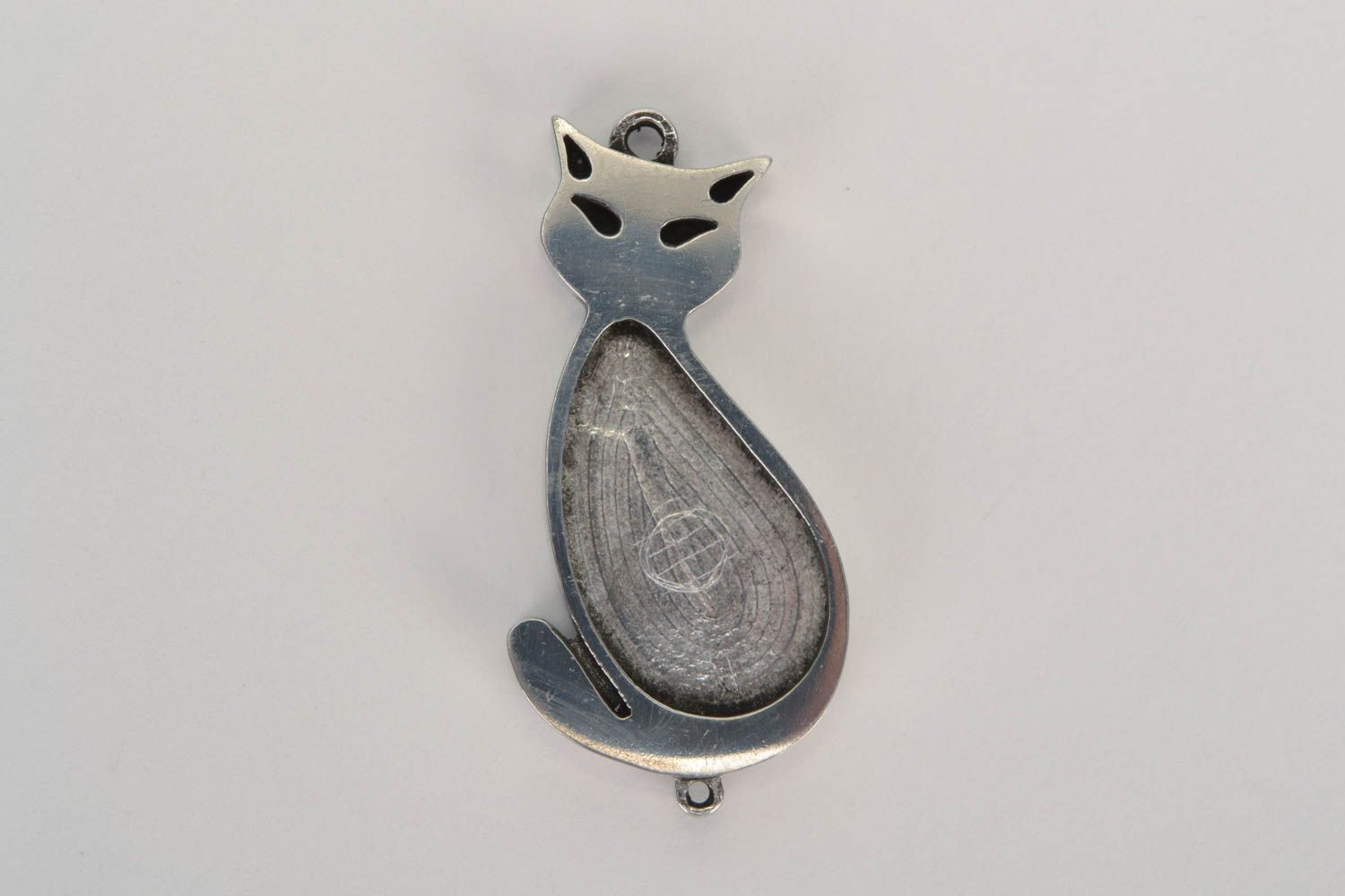 Beautiful metal blank pendant for creative work how to make jewelry photo 3