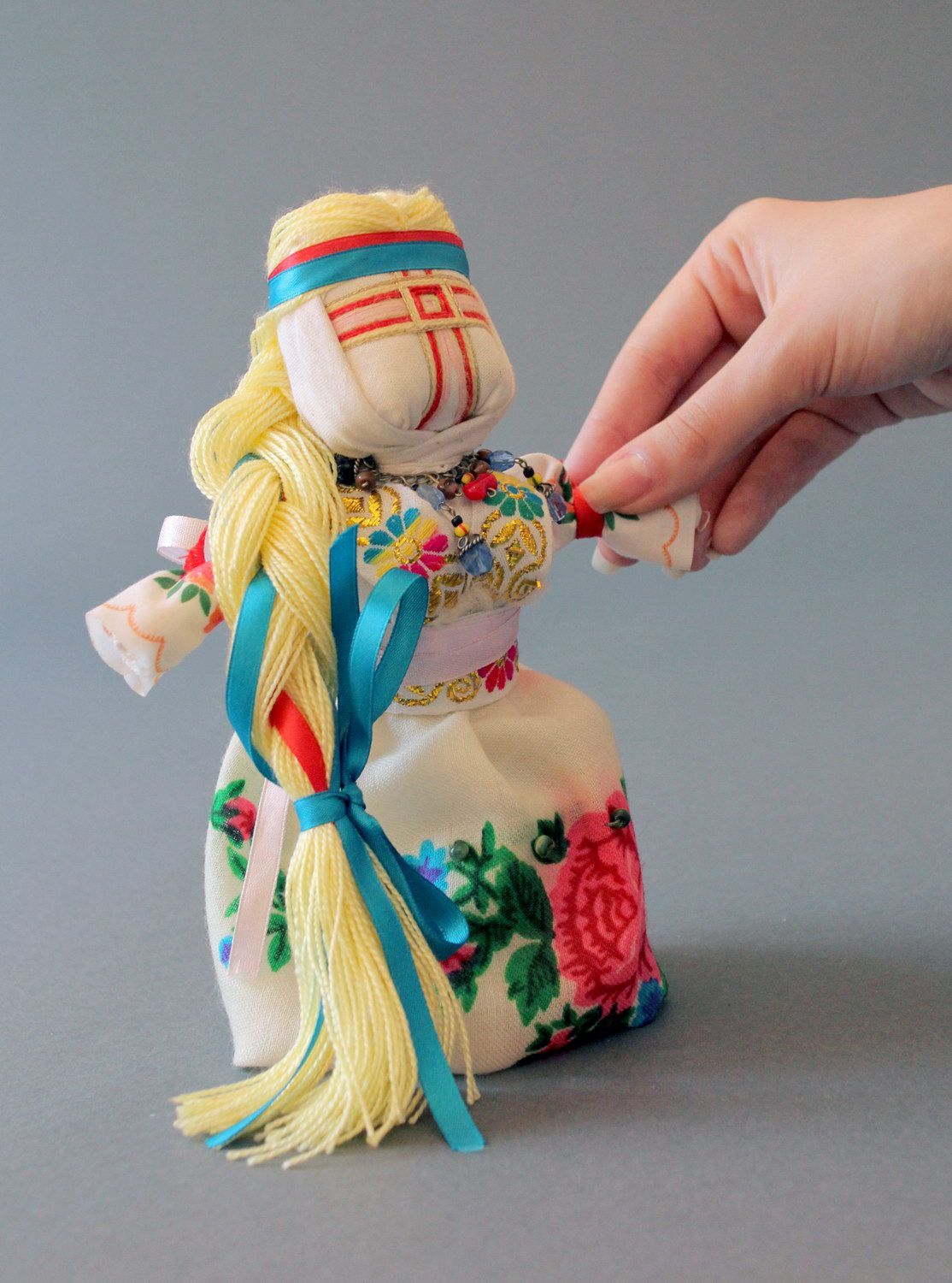 Этническая кукла-мотанка Любимая девушка фото 3