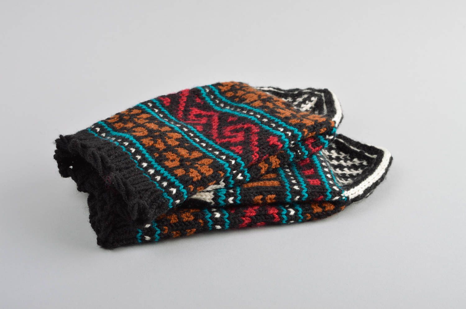 Calcetines tejidos a crochet artesanales ropa para mujer regalo original foto 4
