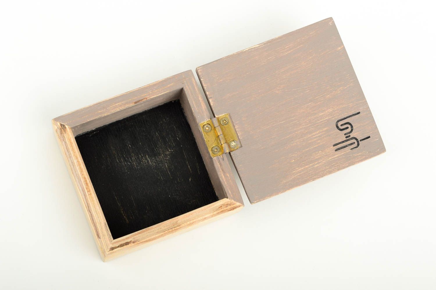 Schmuck Aufbewahrung handgefertigt Deko Accessoire stilvoll Schatulle aus Holz foto 5