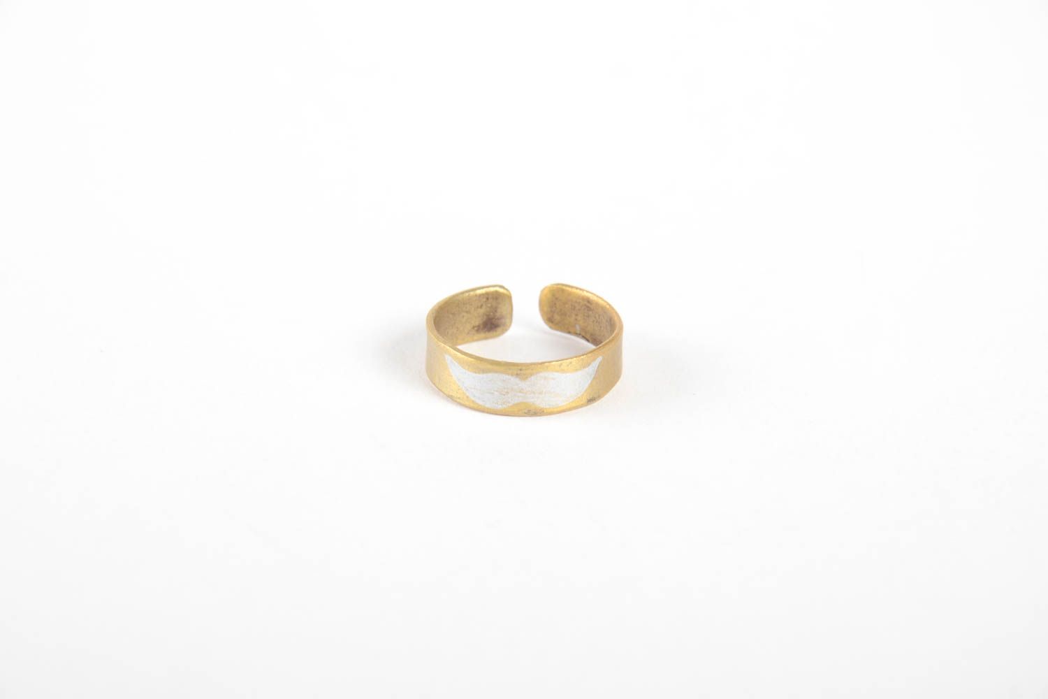 Handmade Ring Damen Designer Accessoire Geschenk Idee Ring aus Kupfer lösbar foto 5