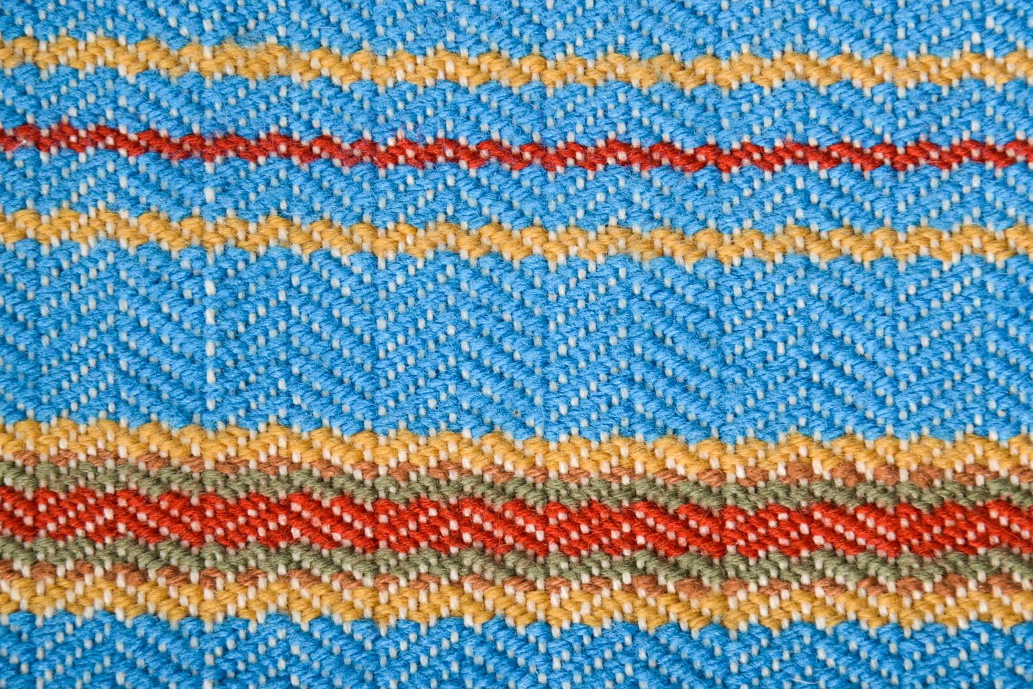 Handmade blauer kleiner Teppich schöner Wohnen Teppich Wohn Accessoire  foto 2