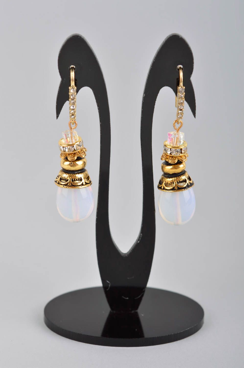 Ohrringe für Damen Handmade Ohrringe ausgefallener Ohrschmuck Designer Schmuck  foto 2