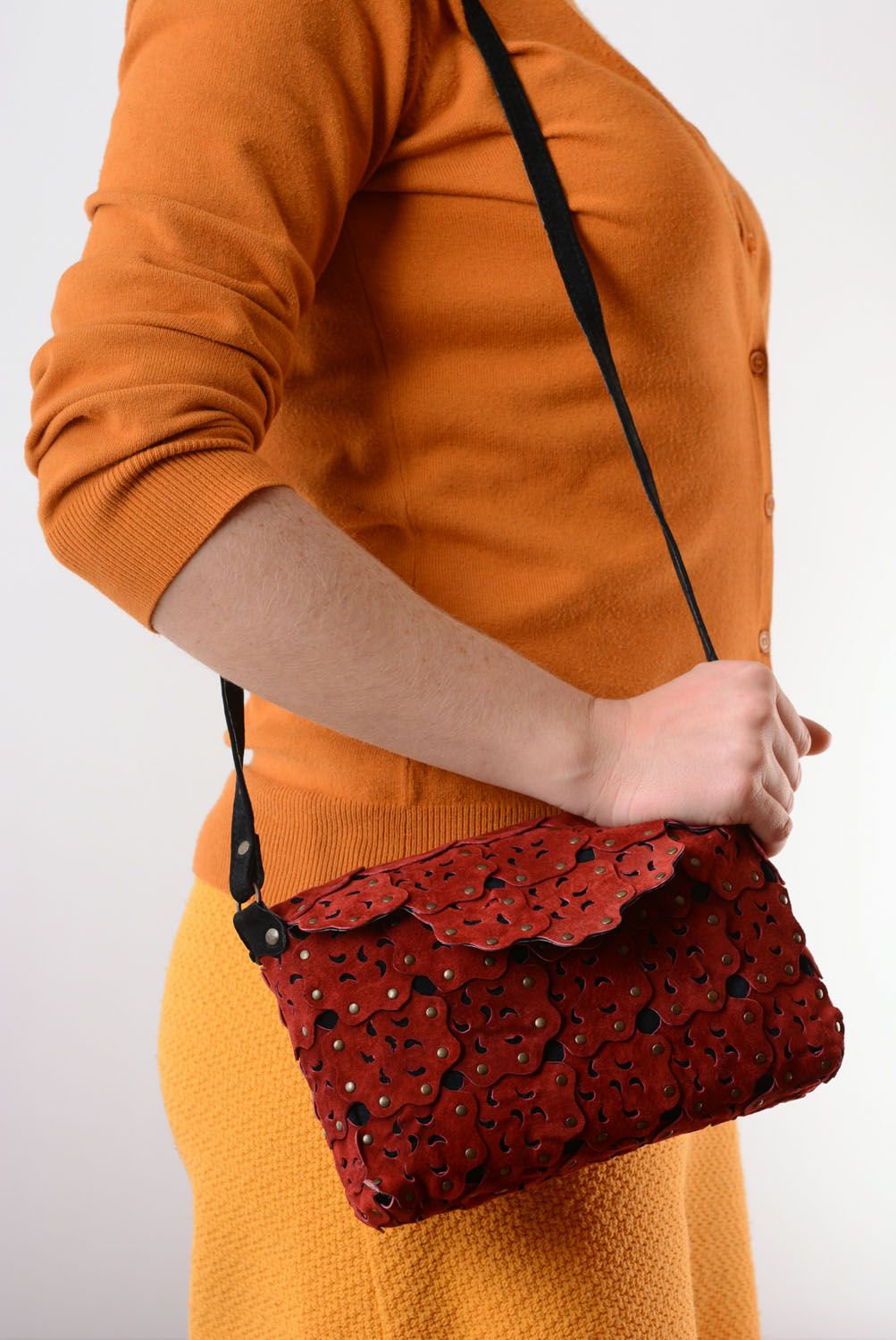 Clutch-purse on a long handle photo 1