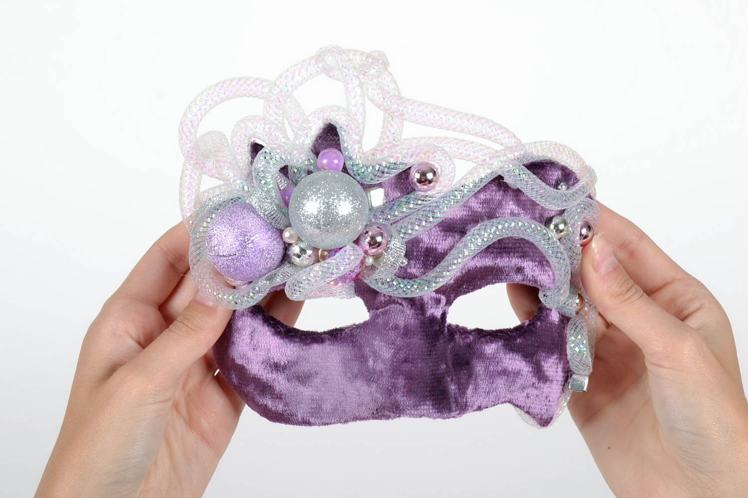 Violette Karneval Maske foto 5