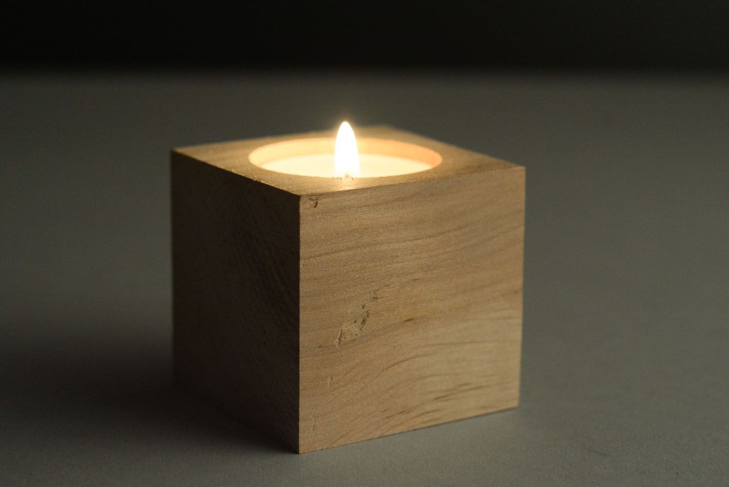 Blank holder for one candle photo 1