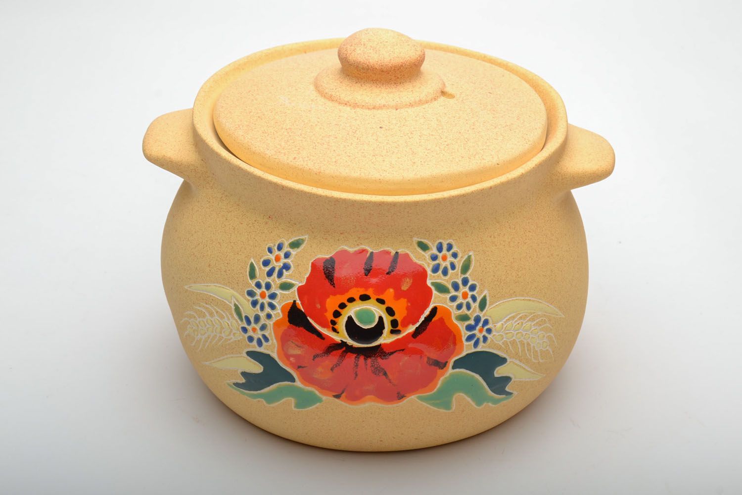 Ceramic pot with lid photo 2