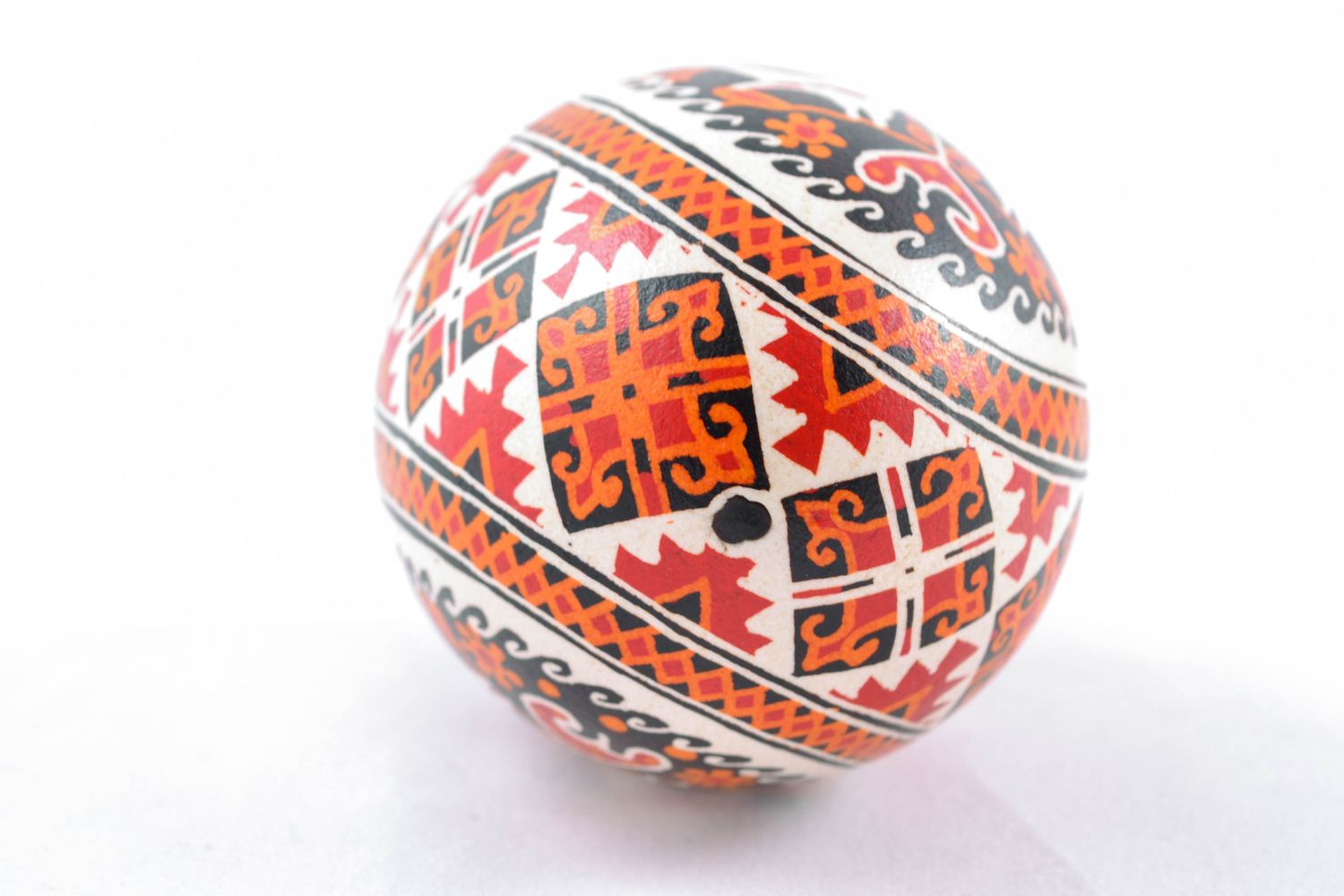 Яйцо к Пасхе с росписью в этническом стиле  фото 4