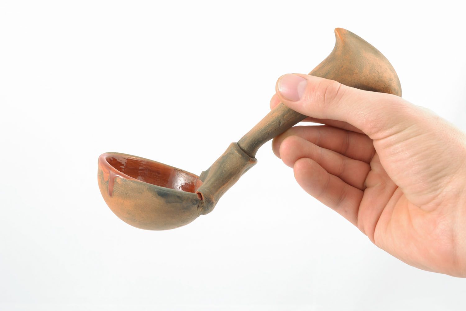 Homemade ceramic spoon photo 4