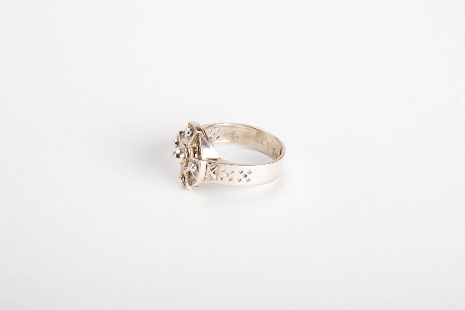 Stylish designer ring unusual ring for men handmade accessory present photo 2