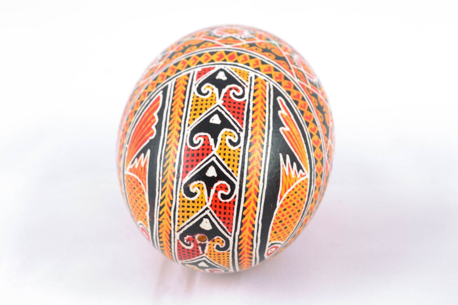 Huevo de Pascua pintado, huevo de ganso foto 5