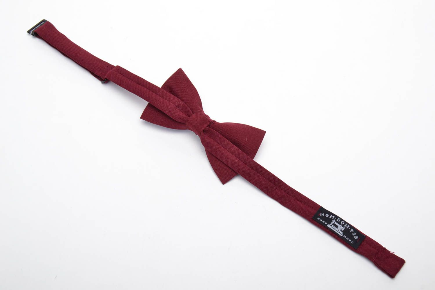 Габардиновый галстук-бабочка для женщины фото 4