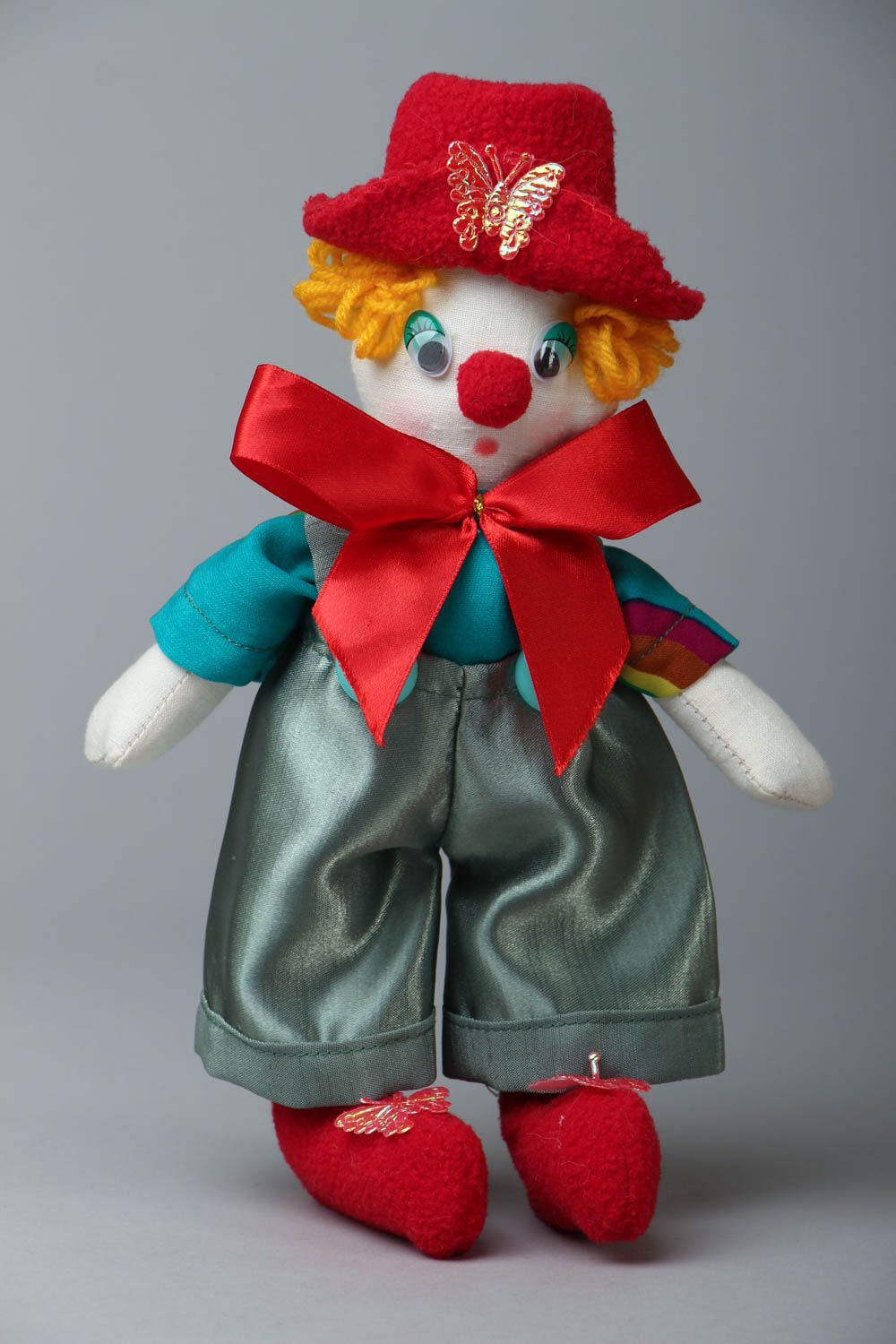 Handmade soft toy Clown photo 1