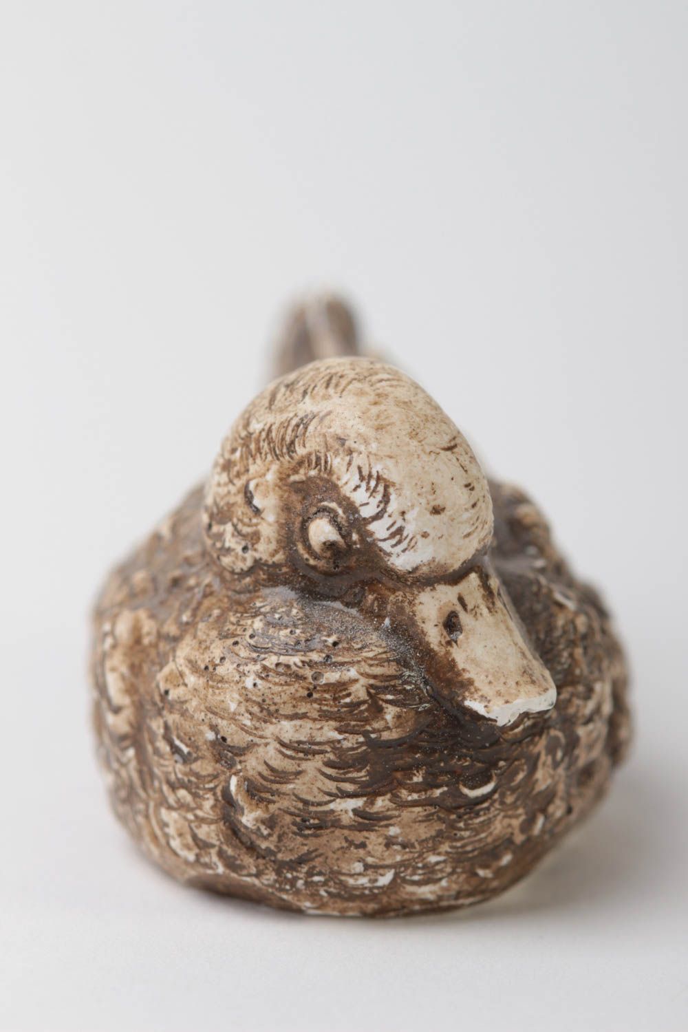 Figura en miniatura pato hecha a mano elemento decorativo souvenir original foto 3