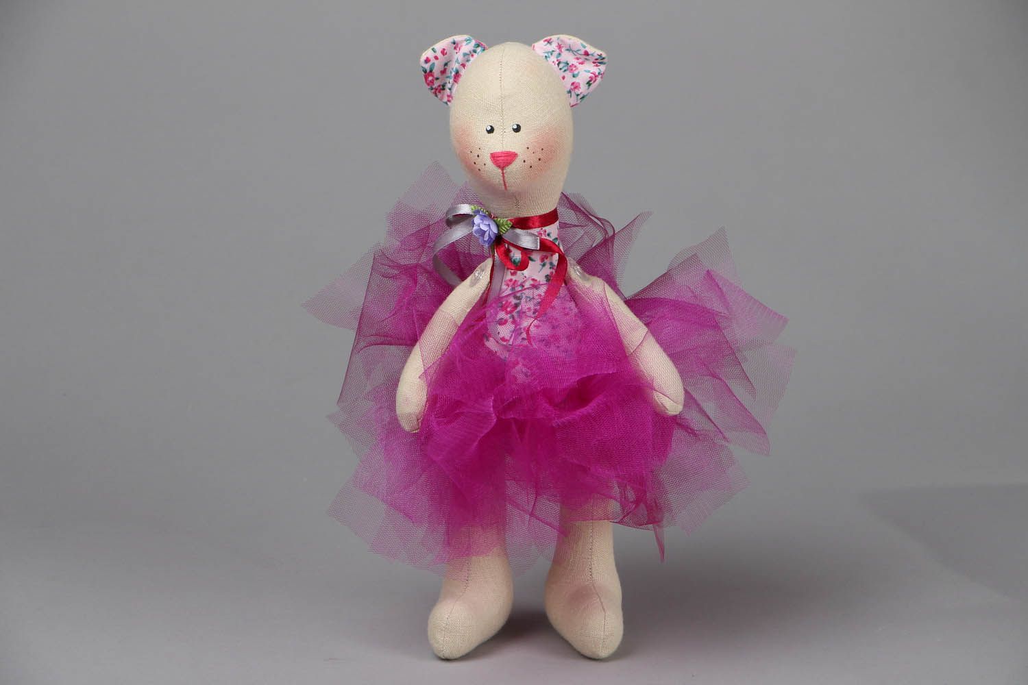 Soft toy handmade Poline Ballerina photo 1