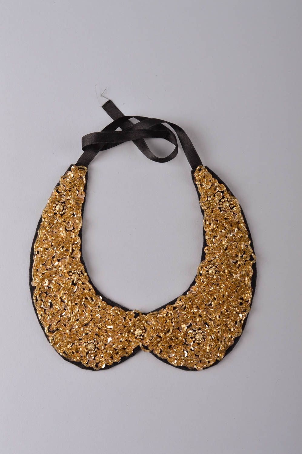 Damen Kragen handgefertigt Halsschmuck für Damen Collier Halskette massiv foto 2