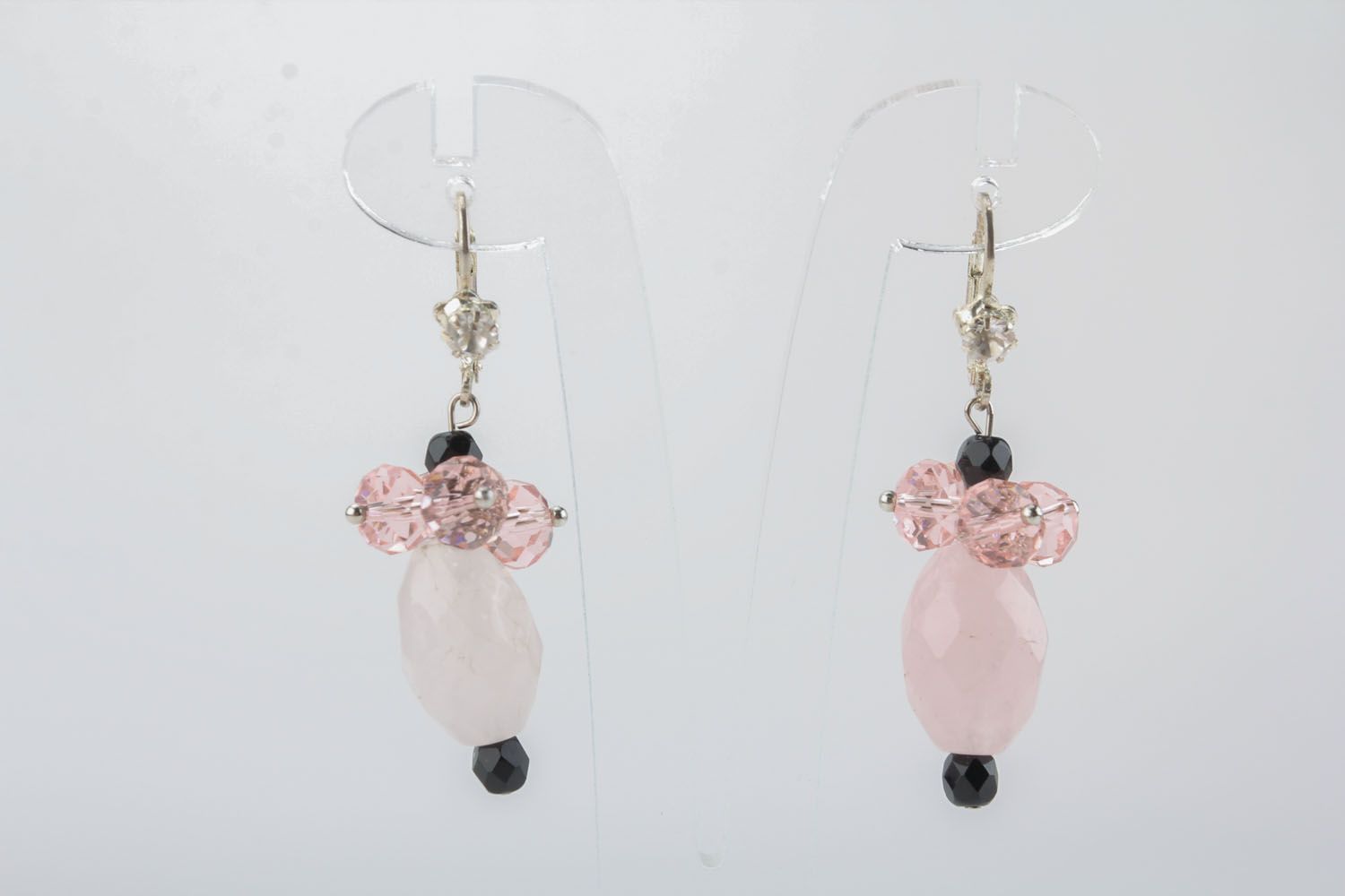 Earrings with natural stones photo 1