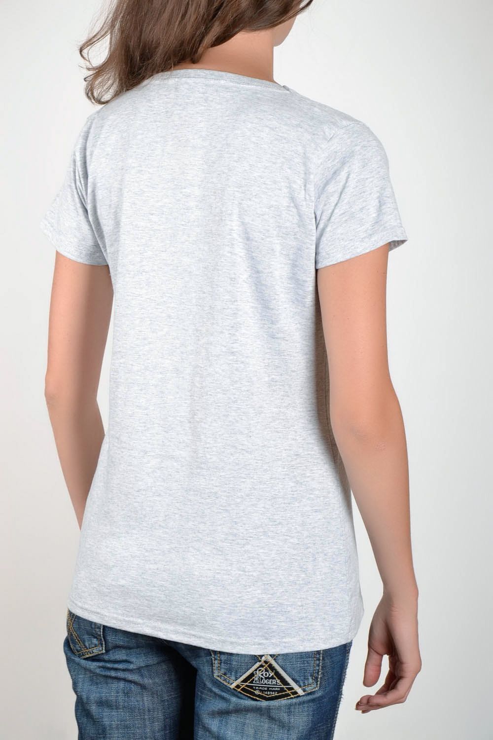 Camiseta de algodón para mujeres foto 4