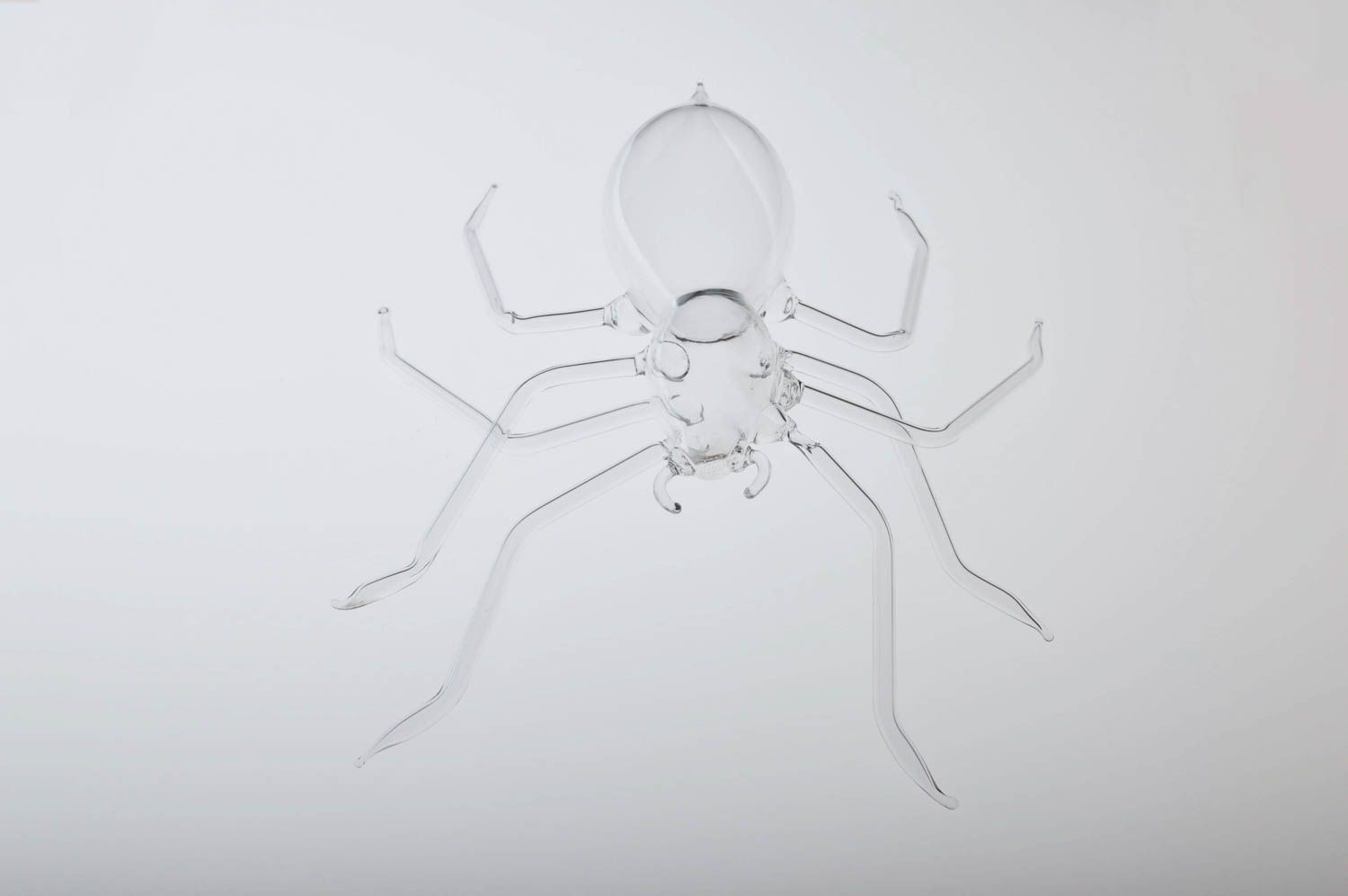 Handmade Deko Figur Spinne Dekoideen Wohnzimmer Figur aus Glas einzigartig foto 2