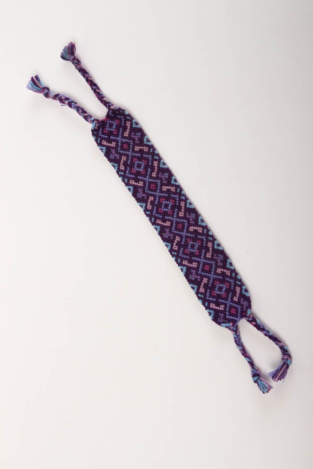 Armband Frauen handmade Schmuck für Frauen ethnisches Armband Schmuck violett foto 2