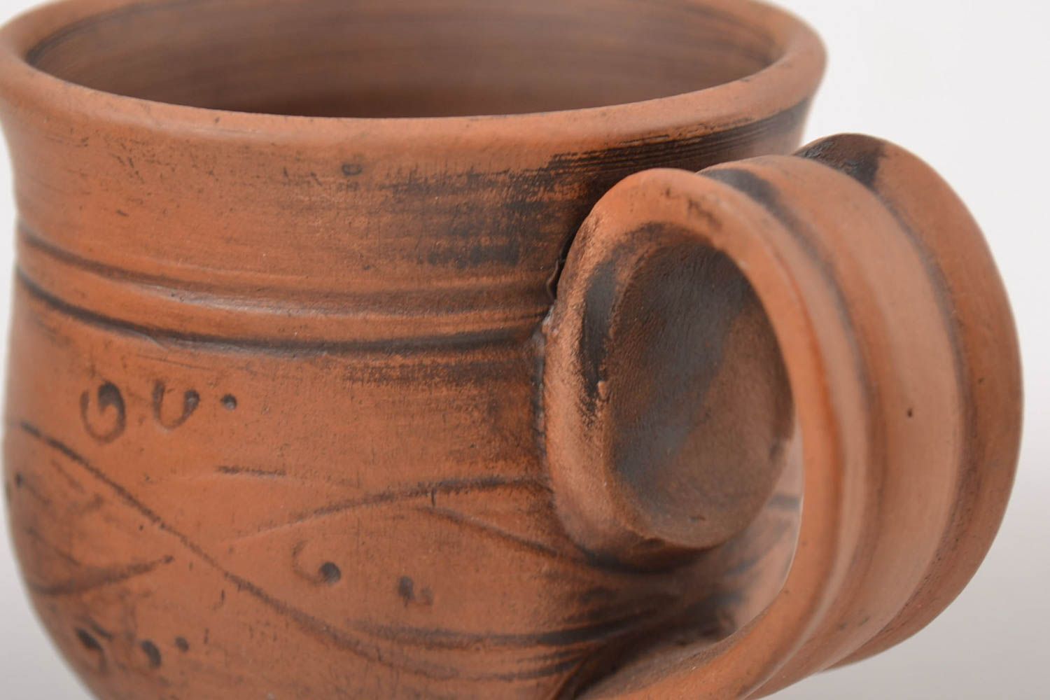 Juego de tazas de té hecho a mano cerámica artesanal regalo original para casa foto 3