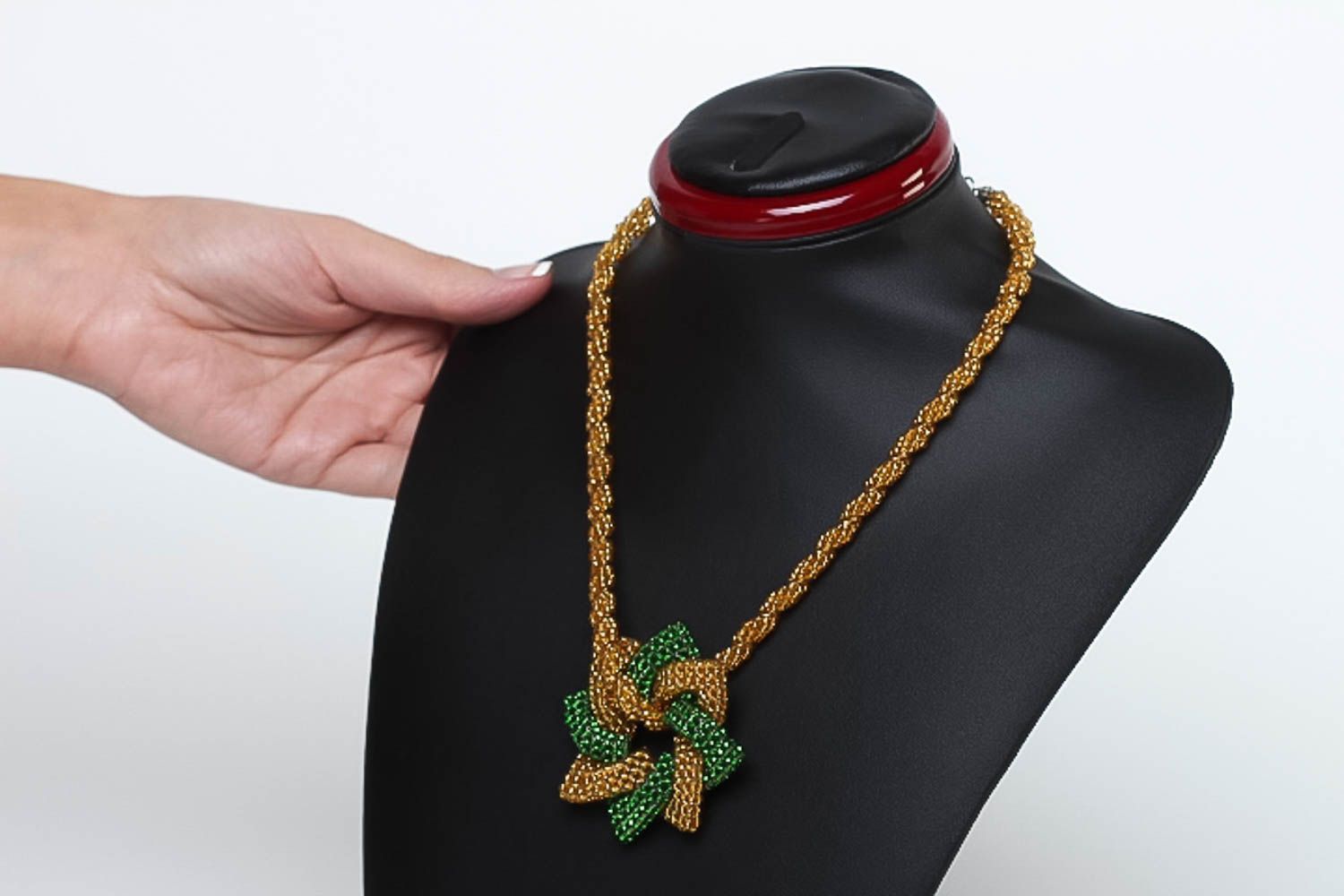 Необычный кулон ручной работы украшение на шею модная бижутерия авторская фото 5