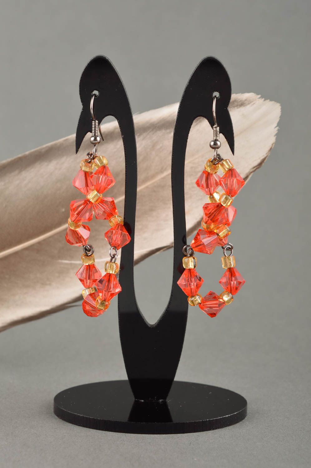 Handmade earrings designer accessories for women ladies earrings gifts for girls photo 1