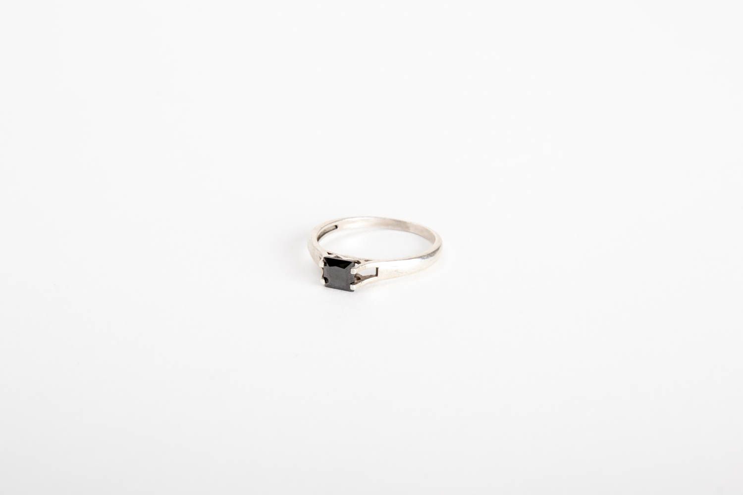Серебряное украшение ручной работы женское кольцо с камнем серебряное кольцо фото 3