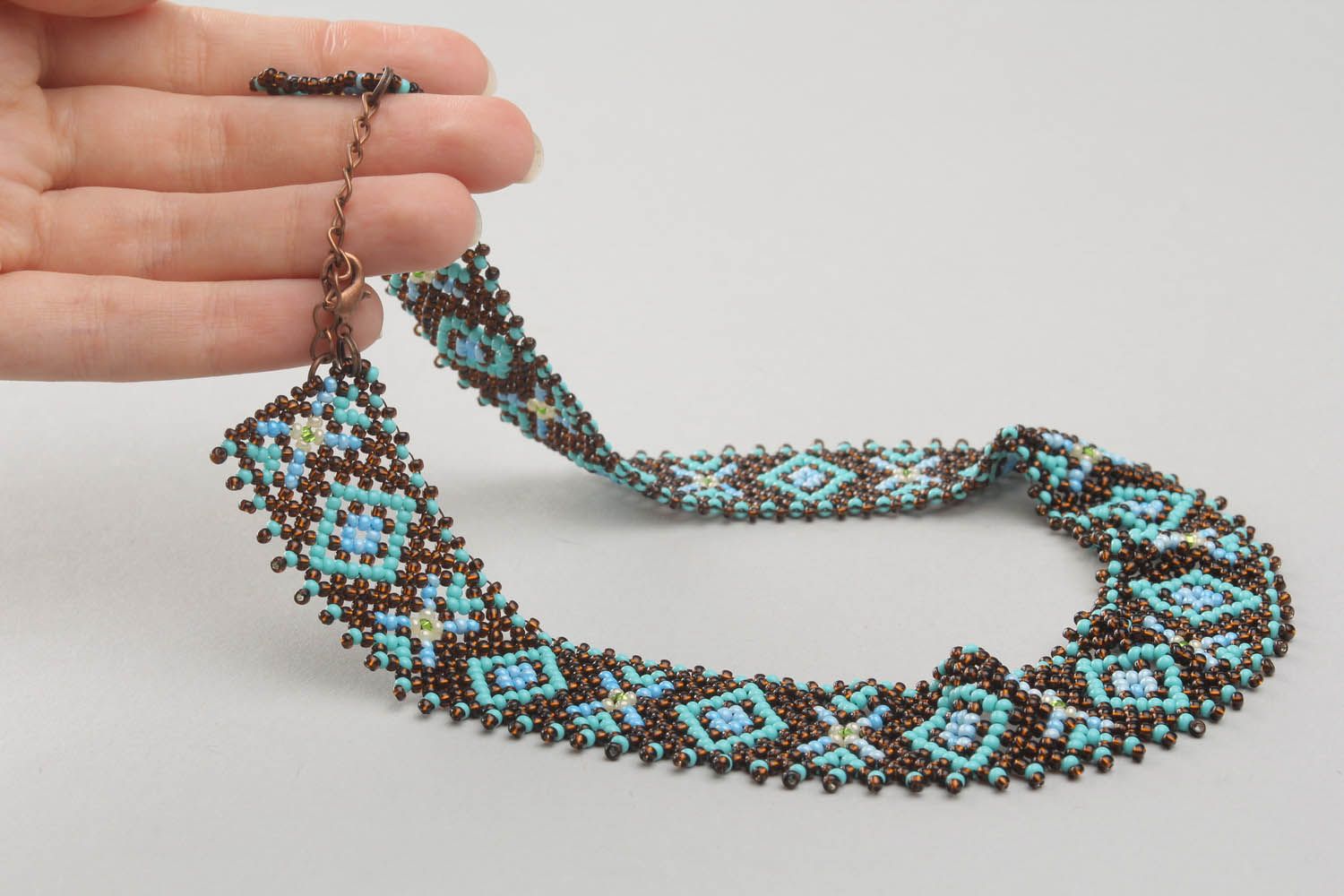 Beaded necklace Ornament photo 2