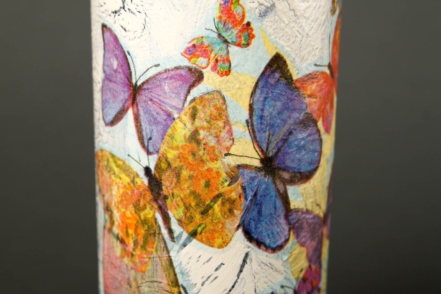 Botella de vidrio para vino hecha a mano decoración de cocina regalo original  foto 5