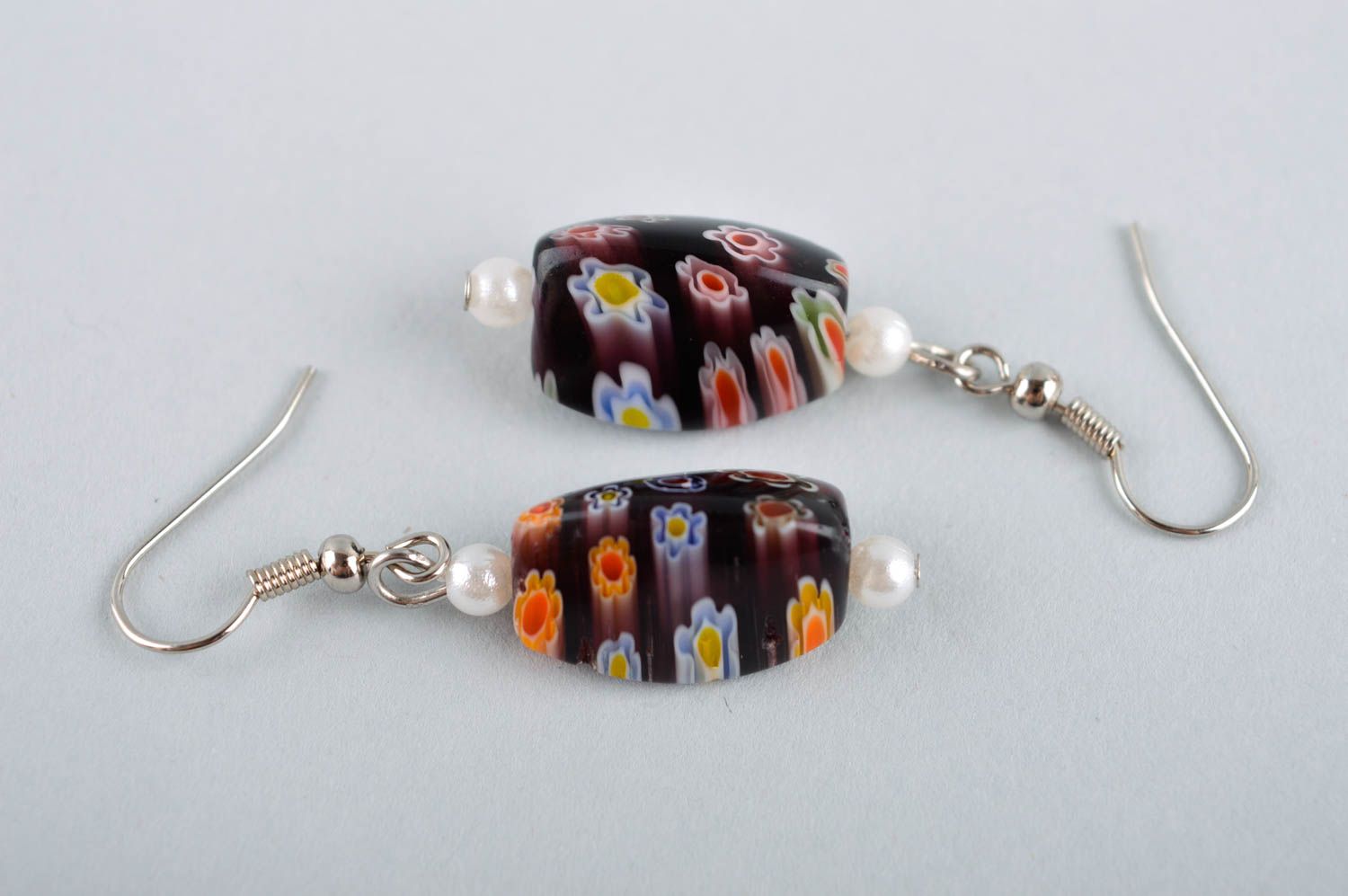 Unusual handmade beaded earrings glass bead earrings cool jewelry designs photo 5