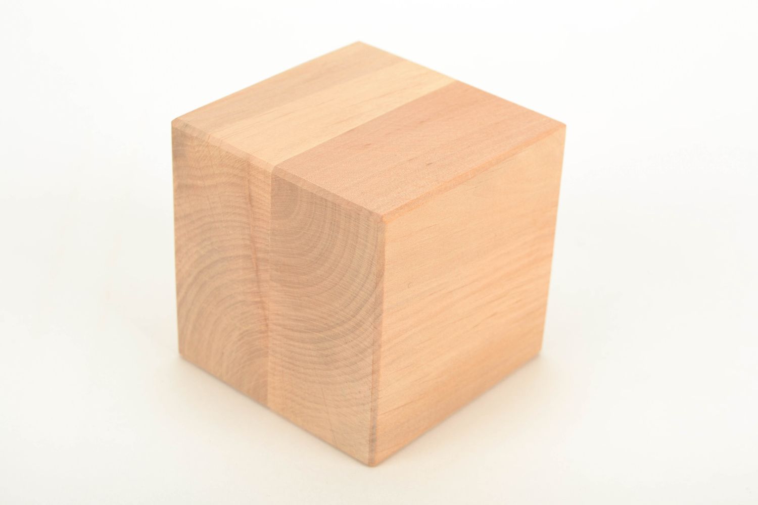 Cube en bois à décorer pour serviettage ou peinture fait main photo 1