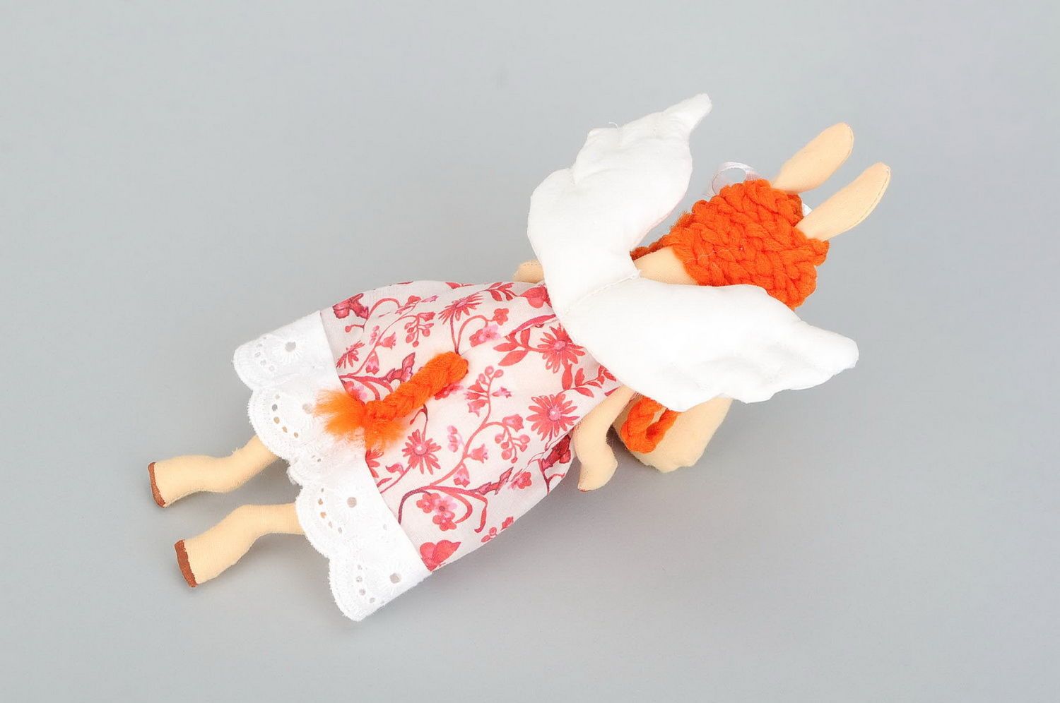 Fabric soft toy Horse Rose with wings photo 4