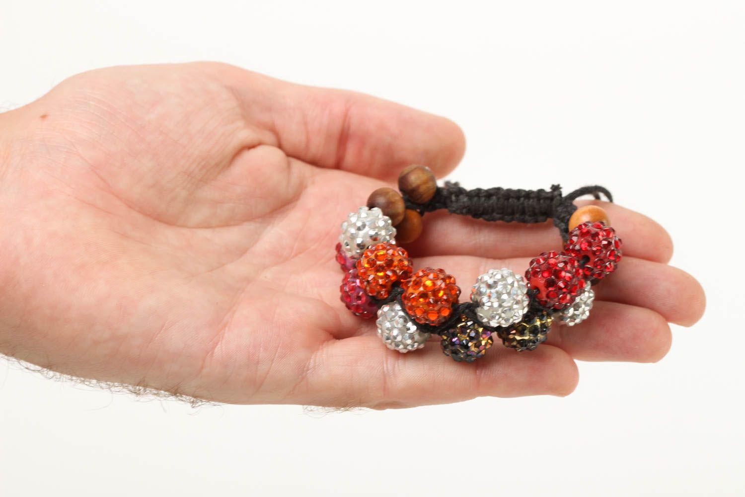 Armband handmade Mode Schmuck Frauen Accessoire buntes Armband mit Perlen  foto 6