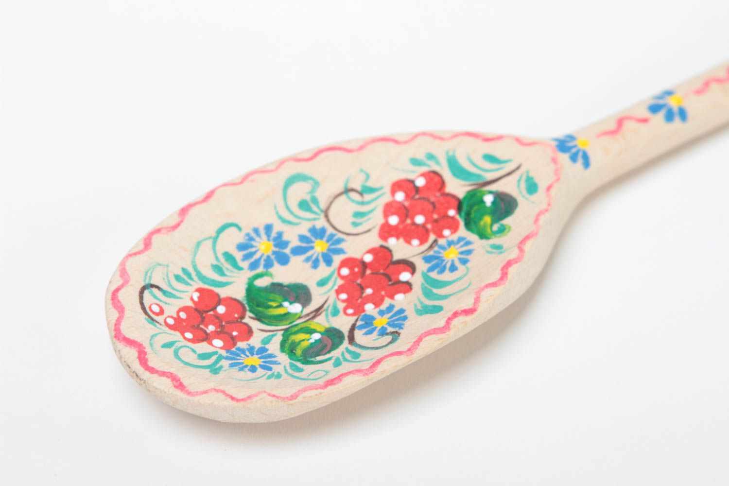 Handmade spoon unusual gift ideas for home kitchen utensils painted spoon photo 3