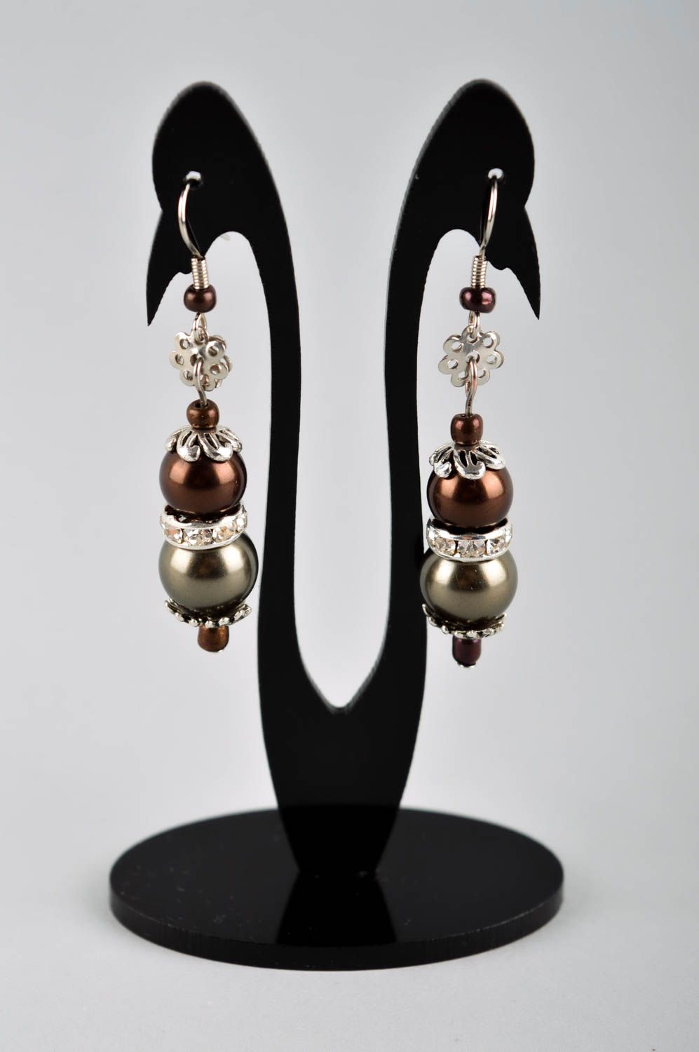 Handmade womens beaded earrings costume jewelry fashion tips for girls photo 2