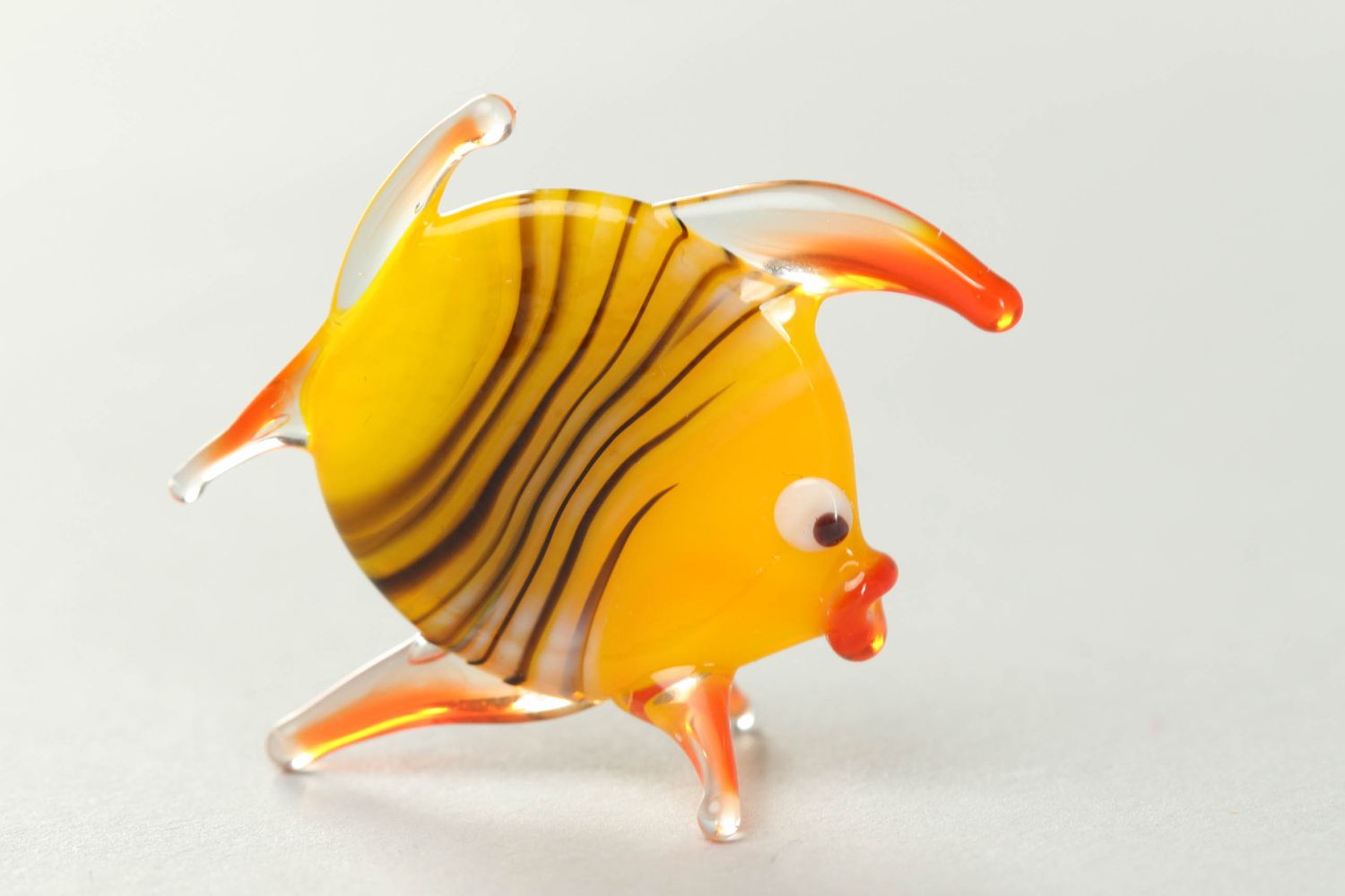 Glas Figurine in Lampwork-Technik Fisch foto 1