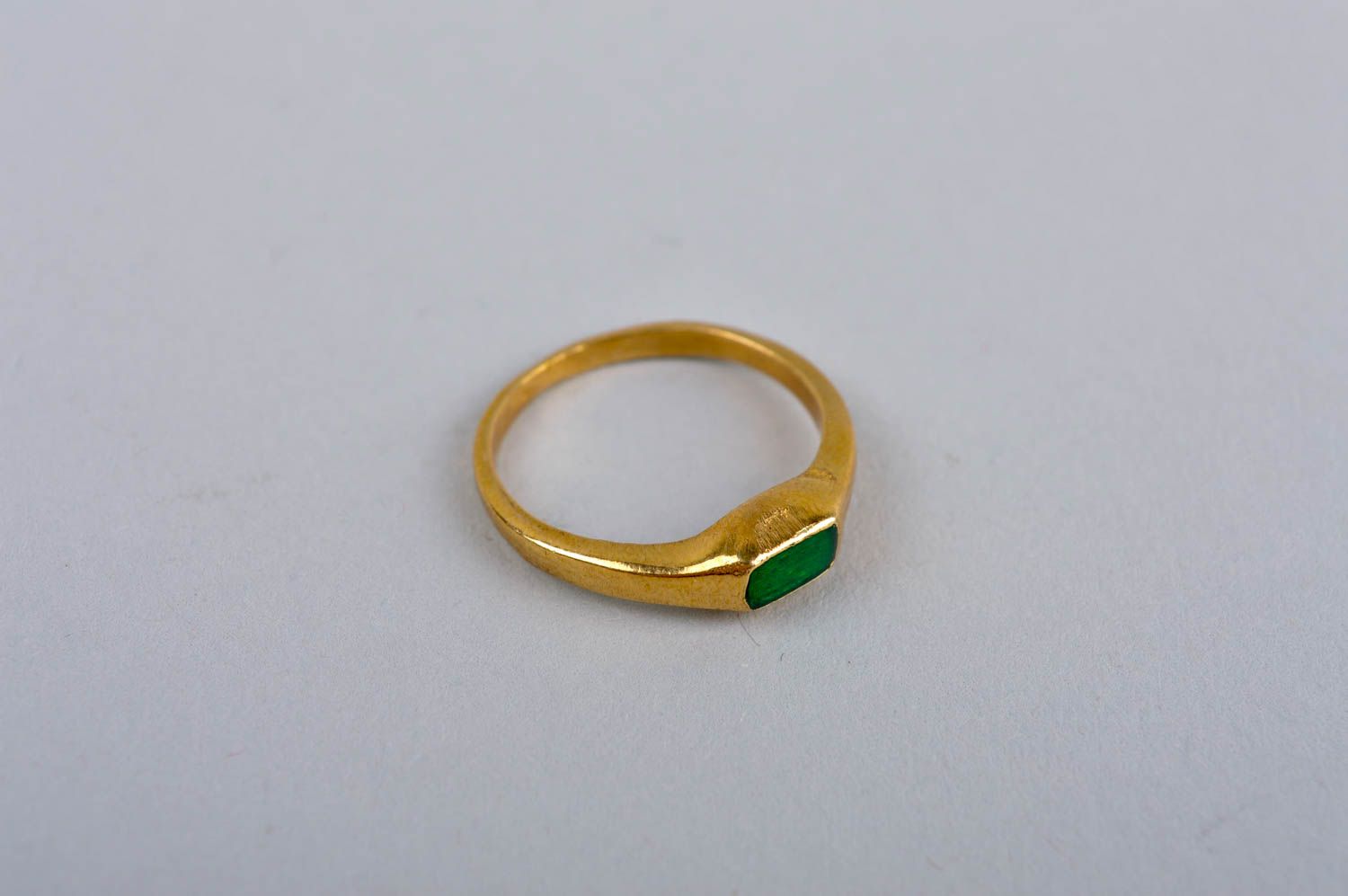 Кольцо ручной работы украшение из латуни модное кольцо украшение из металла фото 2