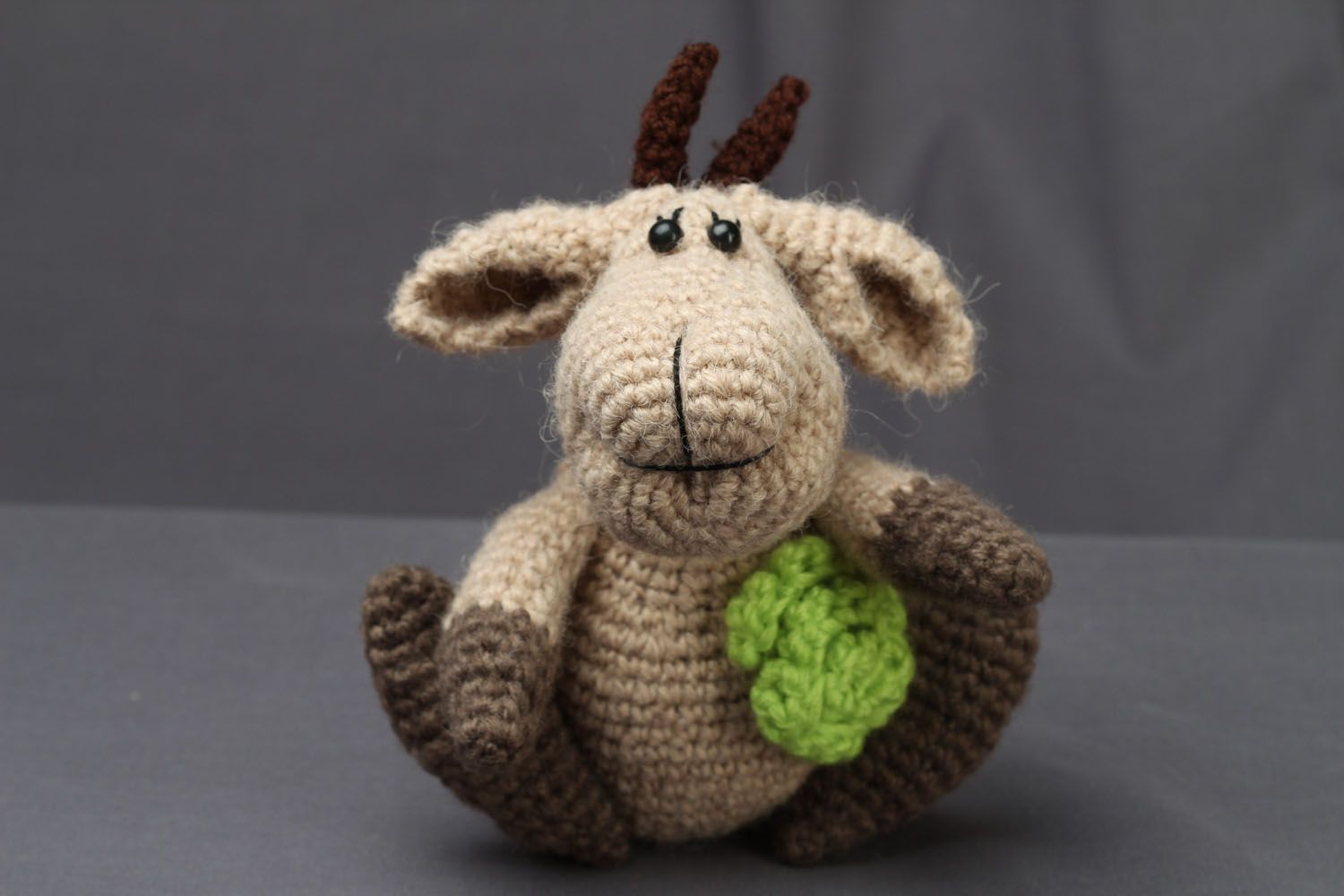Crochet soft toy Goat photo 1