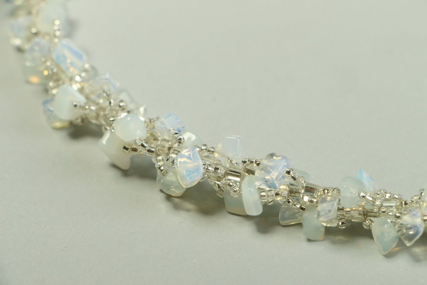 Necklace with moonstone photo 2