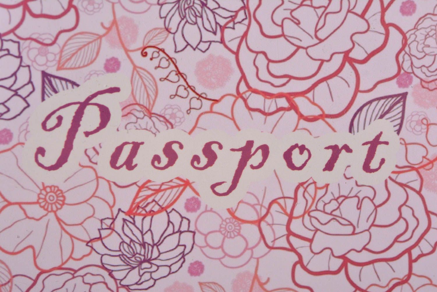 Funda para pasaporte hecha a mano porta documentos artesanal regalo original foto 3