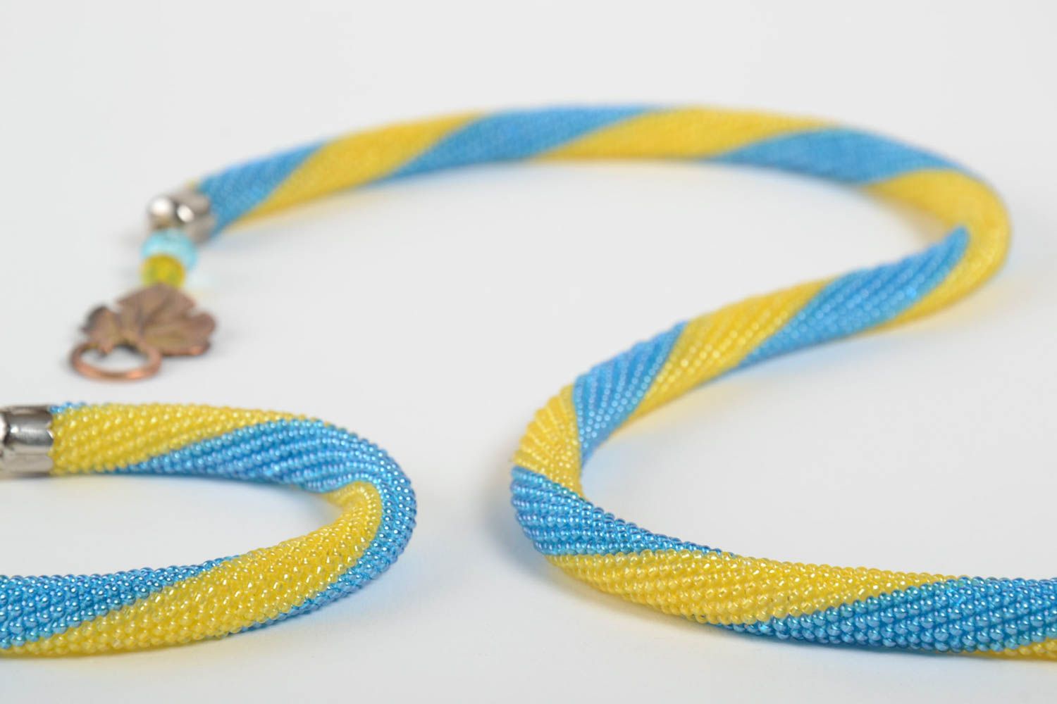 Beautiful jewelry set handmade beaded cord necklace beaded cord bracelet designs photo 4