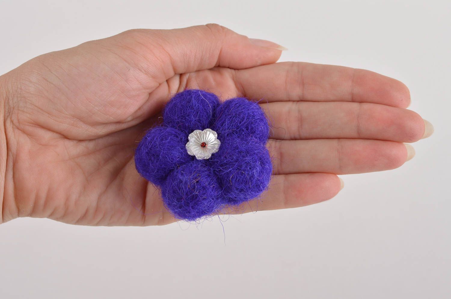 Juguete hecho a mano muñeco de fieltro con forma de flor regalo para niños  foto 5