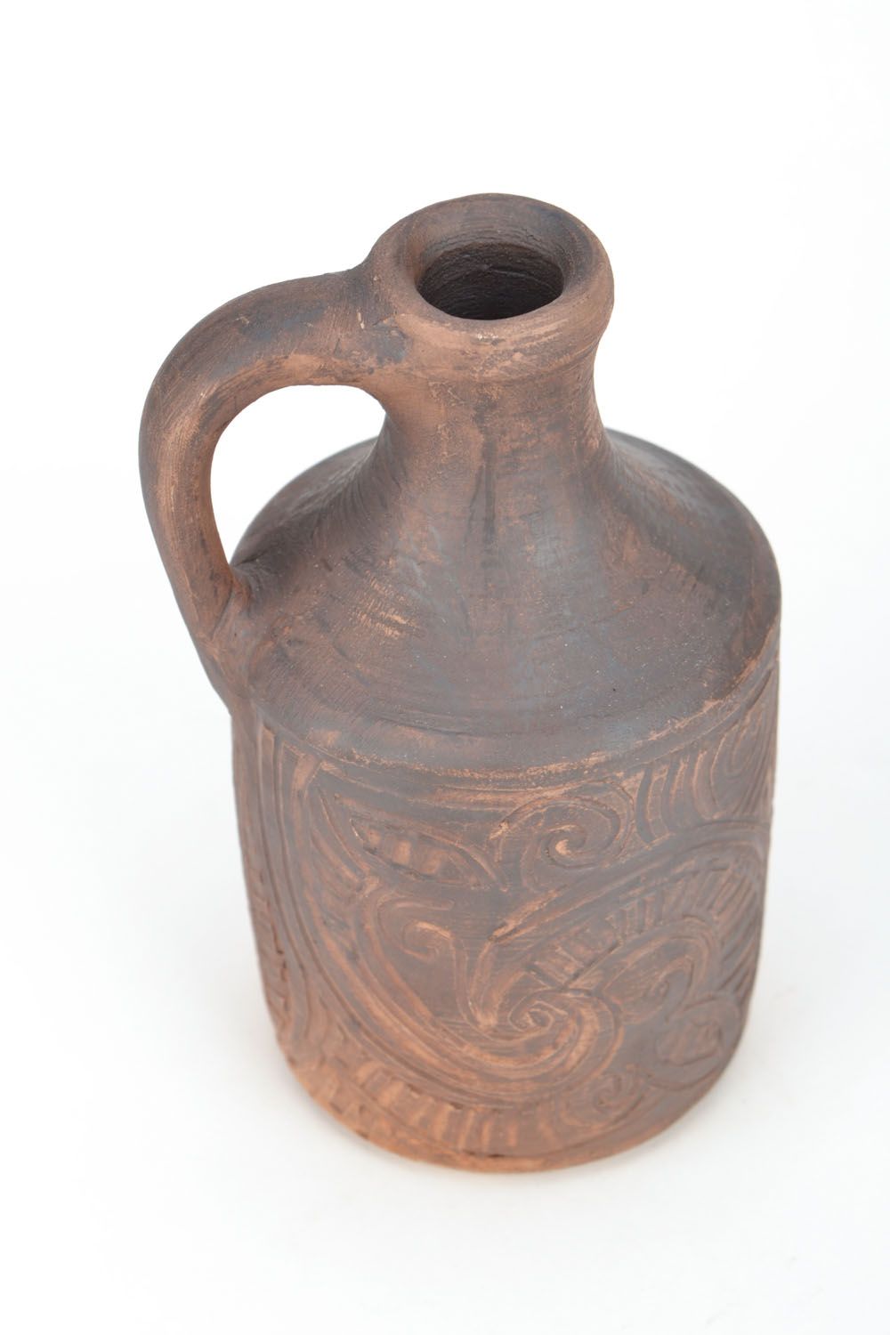 Ceramic bottle with handle photo 4