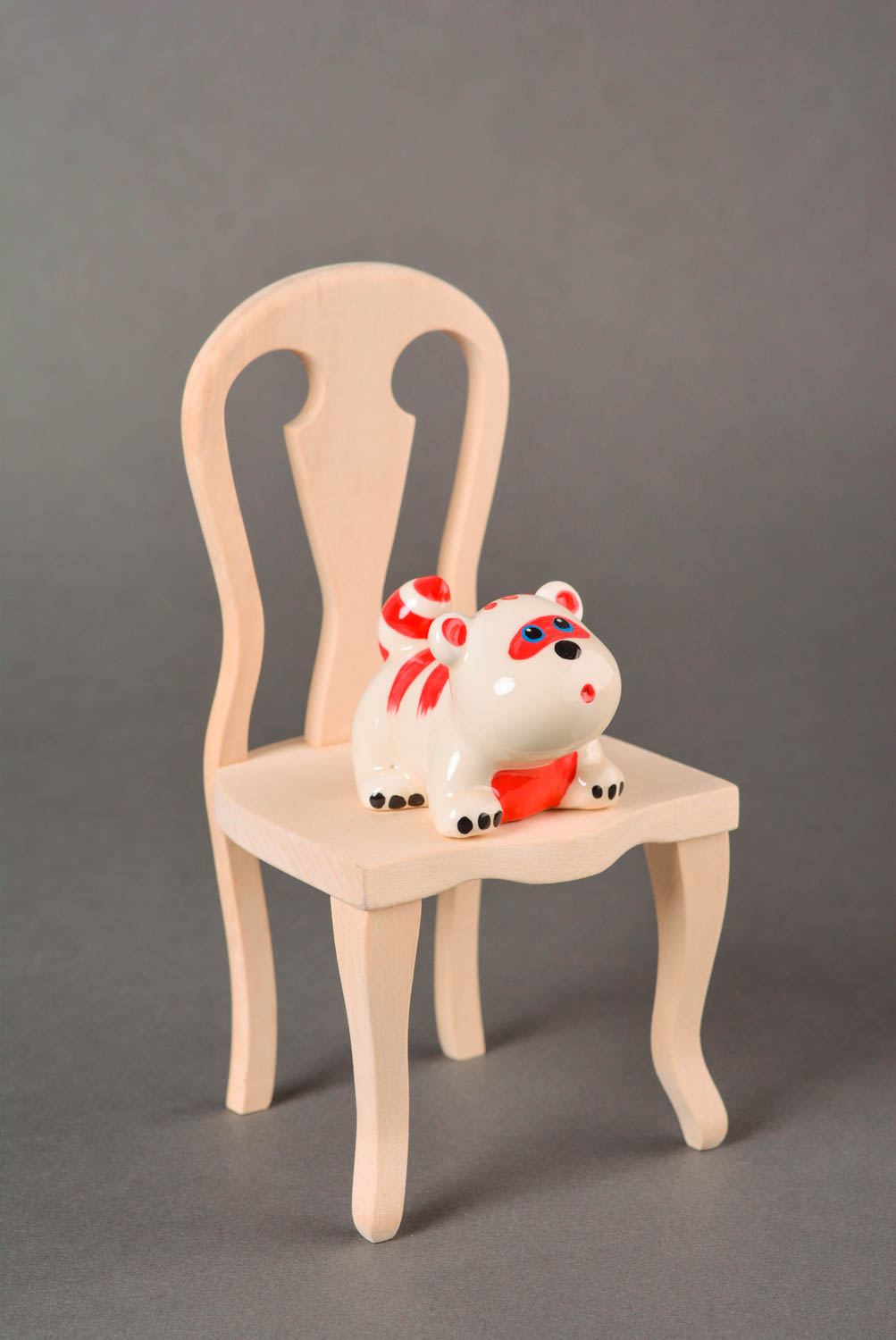 Figura decorativa artesanal de yeso decoración de casa regalo para niño Perrito foto 1
