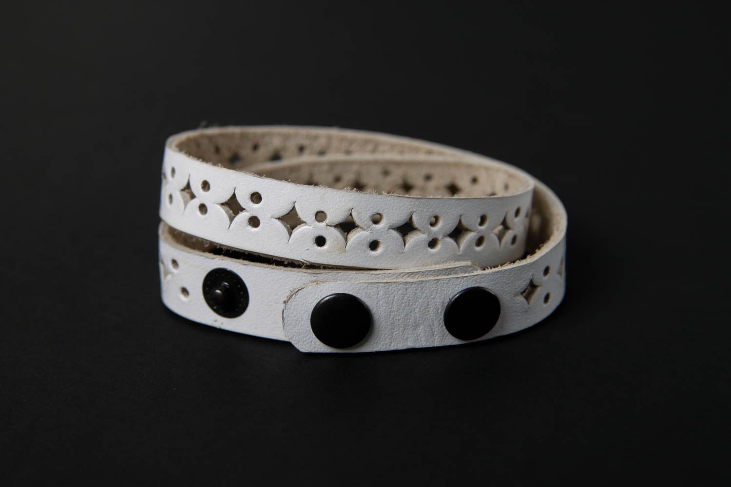 Stylish handmade bracelet leather goods costume jewelry fashion trends photo 4