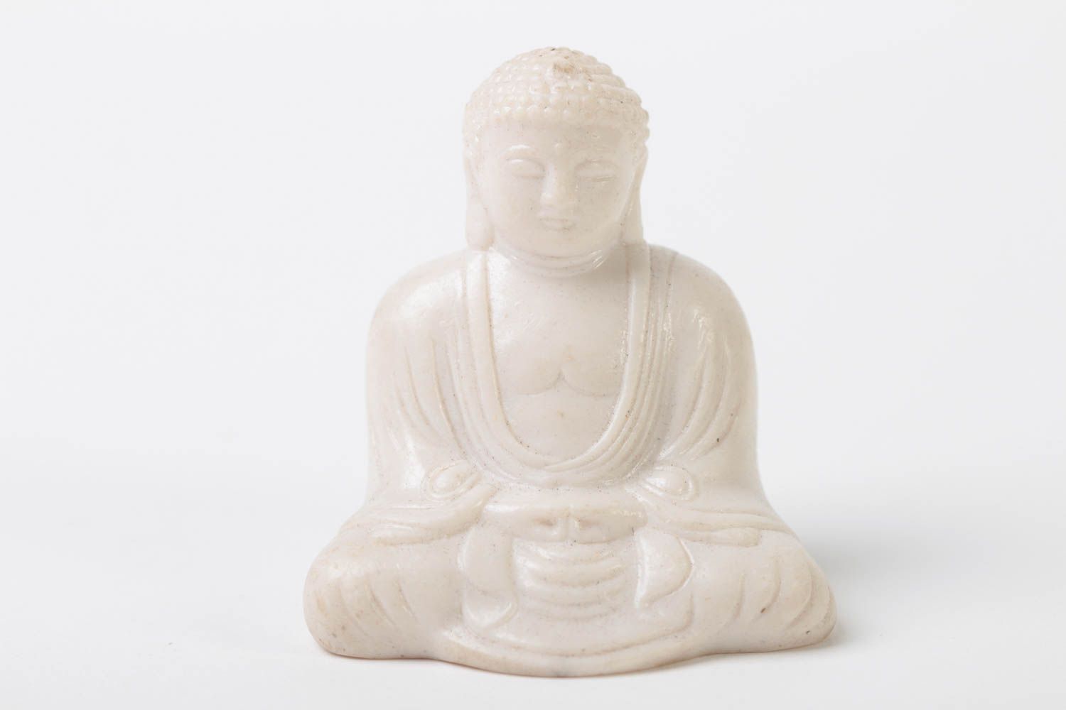 Заготовка из полимерной смолы статуэтка под роспись Будда ручной работы фото 2