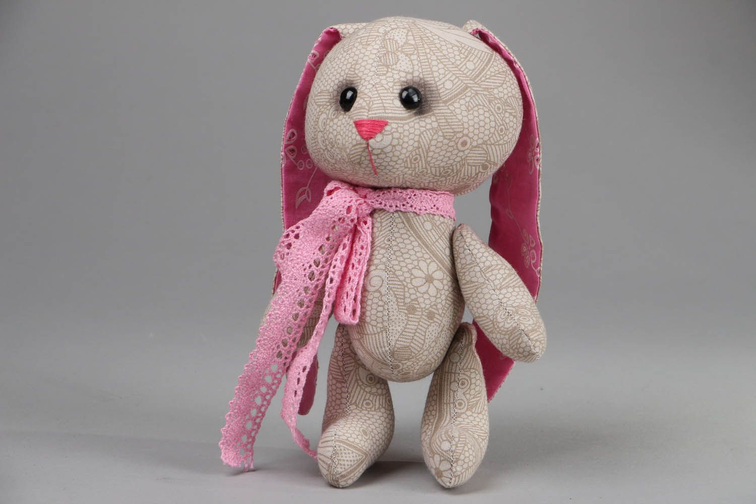 Soft textile toy Leveret photo 1