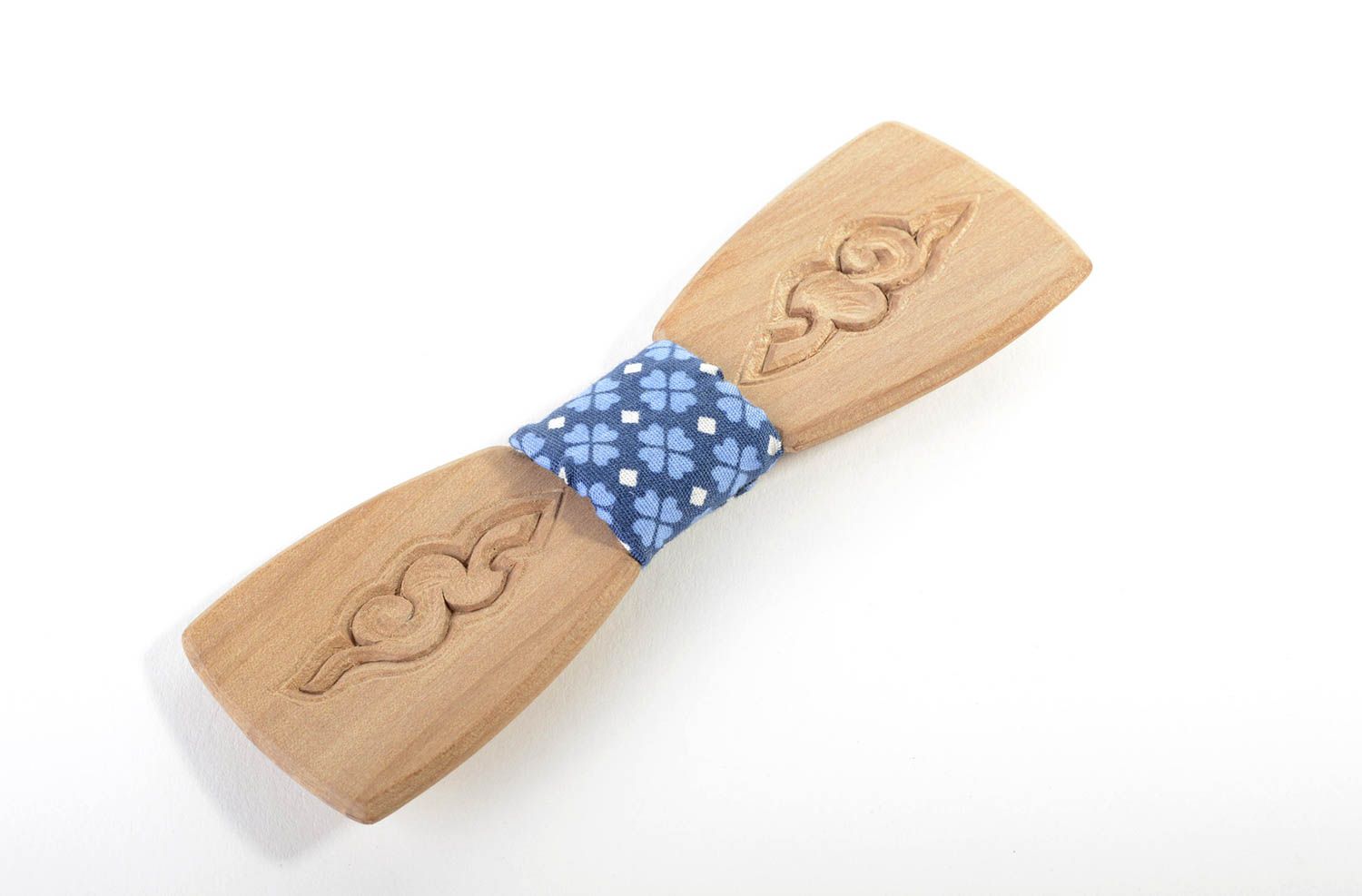 Corbata hecha a mano de madera accesorio de moda lujoso regalo original foto 2