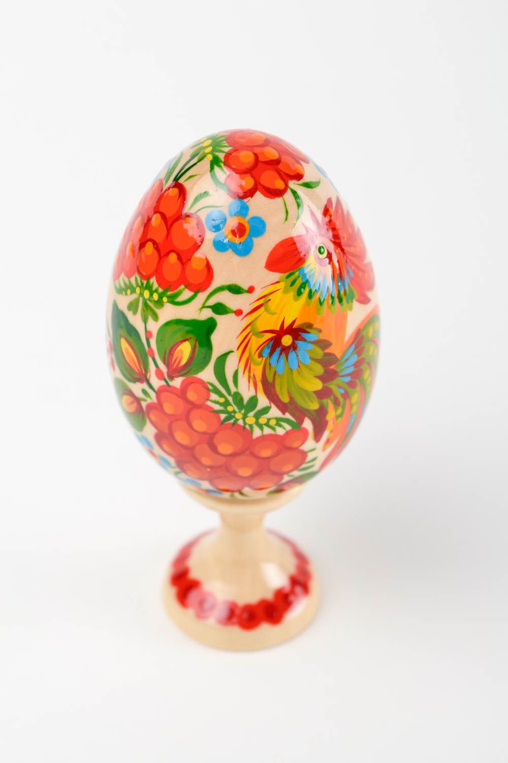Huevo decorado decoración para Pascua artesanal regalo original de navidad foto 4